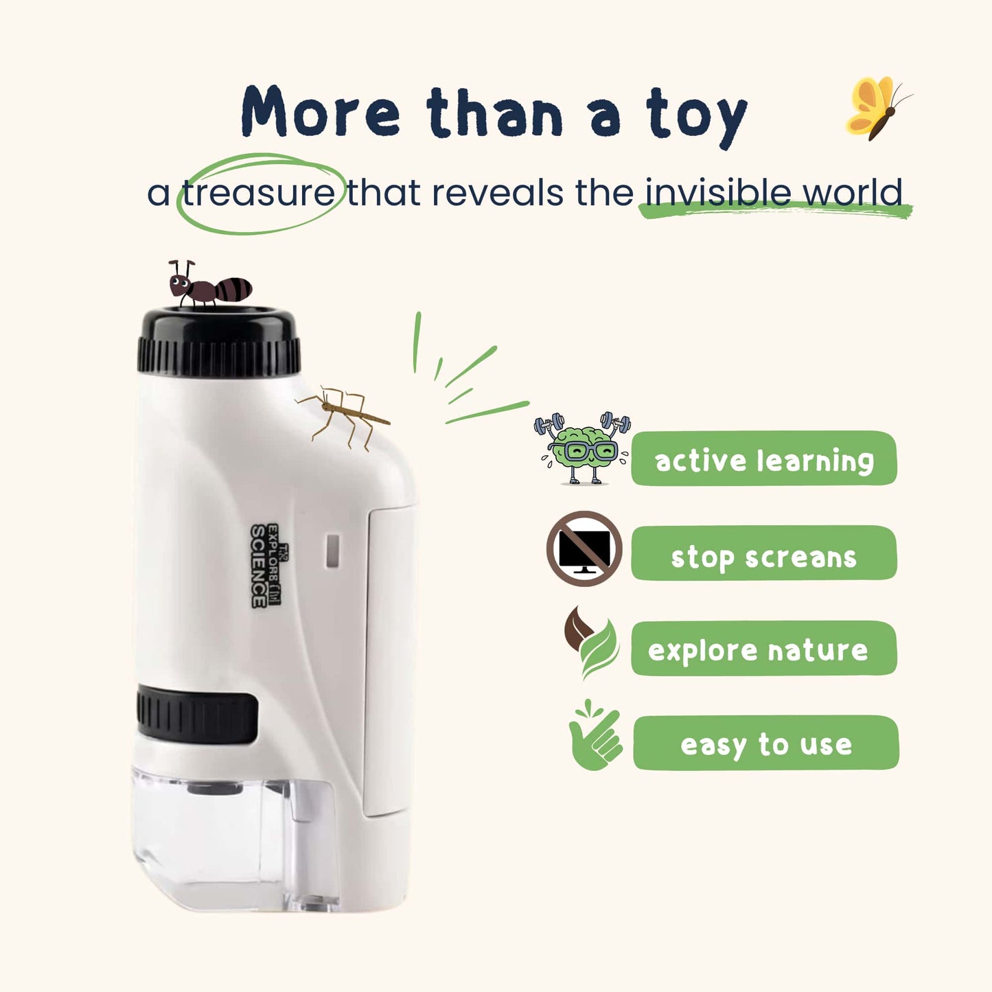 The Kidyscope｜Mini Pocket Microscope