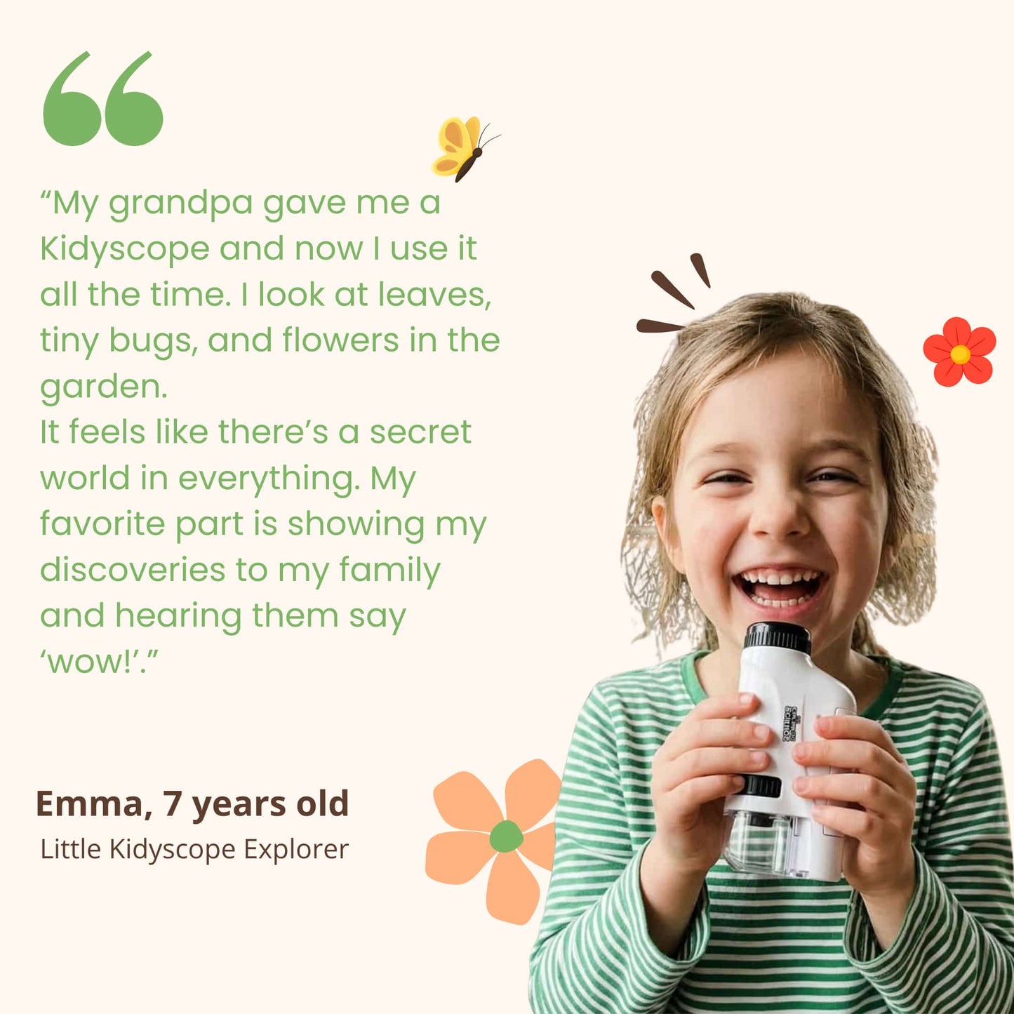 The Kidyscope｜Mini Pocket Microscope